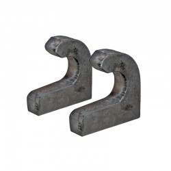 25mm Weld on hooks Pair