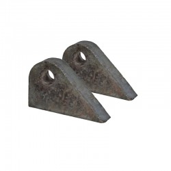 19mm Weld On Tags Pair