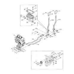 TE Multi Valve Lever Nylon Set