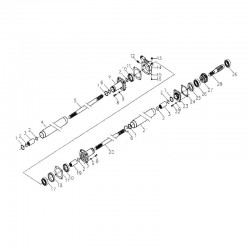 BOMR Transmission Shaft 582mm