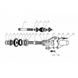 YCT306S-S Dozer PTO Shaft