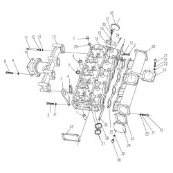 ZN485 Exhaust Manifold Side...